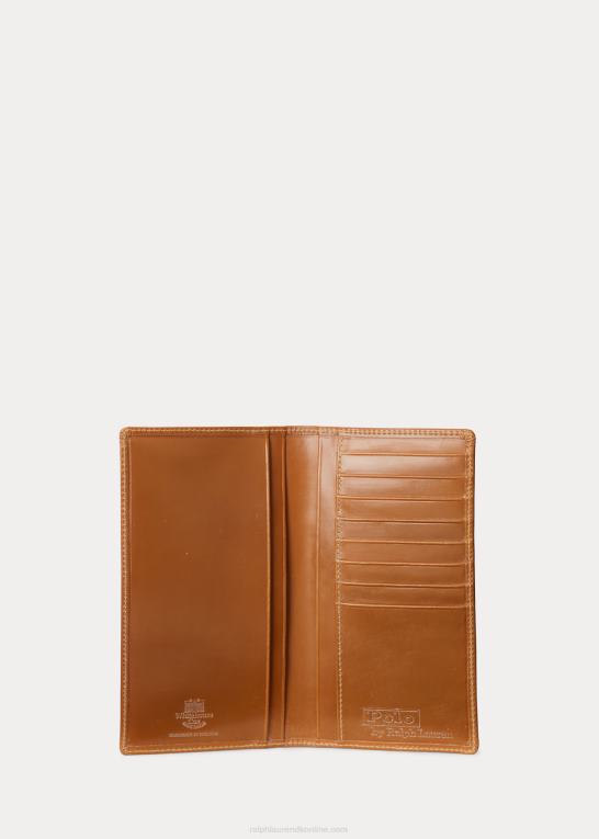 sadel Mænd Ralph Lauren kontinental pung i sadellæder Z426B2645