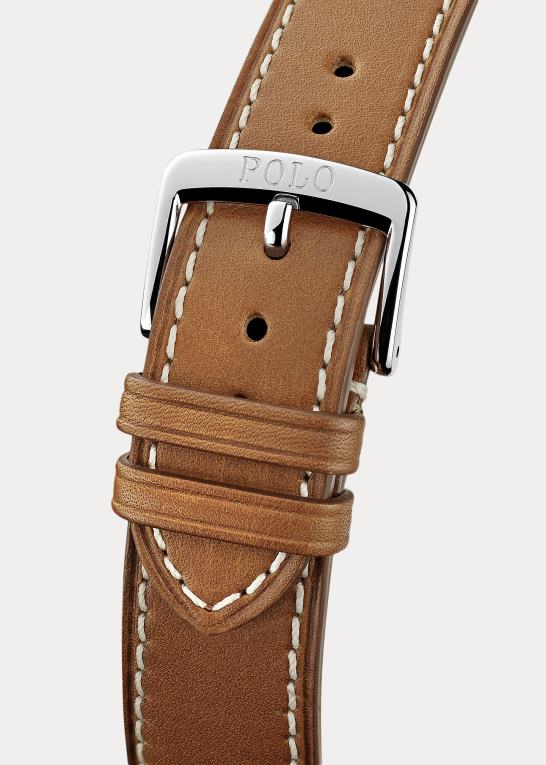 Mænd Ralph Lauren polo ur sort urskive Z426B9742