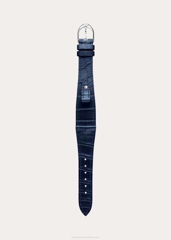 flåde Mænd Ralph Lauren lille stigbøjle alligator urrem Z426B2861