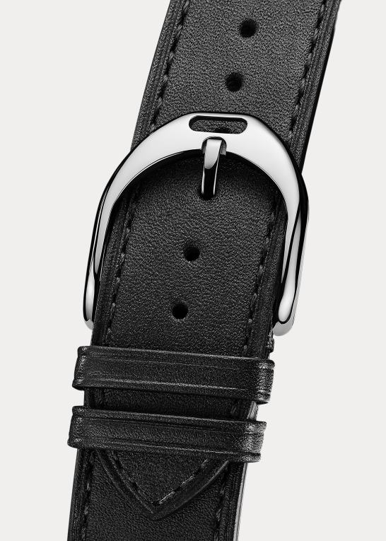 hvid urskive m/chrono Mænd Ralph Lauren stor kronograf stål Z426B2807