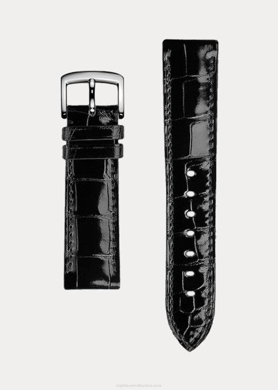 sort Mænd Ralph Lauren alligator urrem Z426B2824
