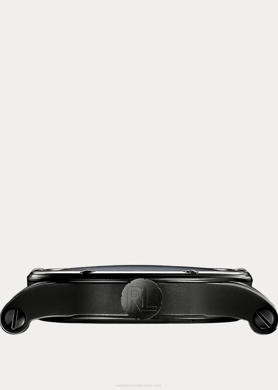 sort skelet urskive Mænd Ralph Lauren 45 mm skeletstål Z426B2865