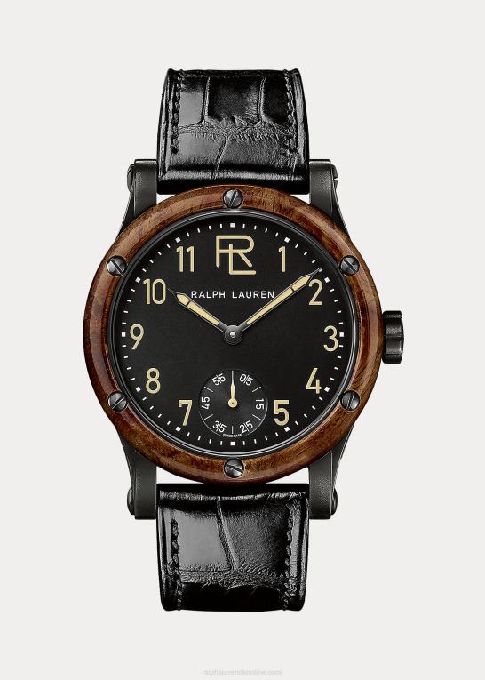 sort skive Mænd Ralph Lauren 45 mm stål Z426B2863