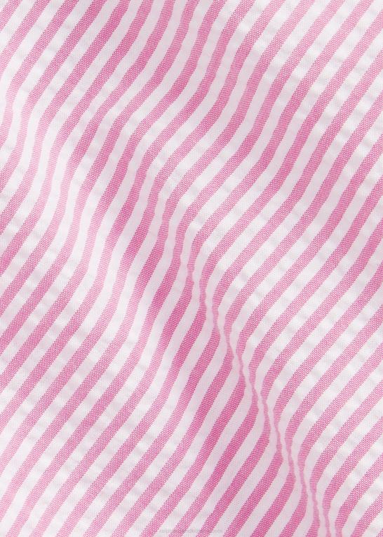 2604h rose/hvid Mænd Ralph Lauren rl prepster klassisk pasform seersucker skjorte Z426B676
