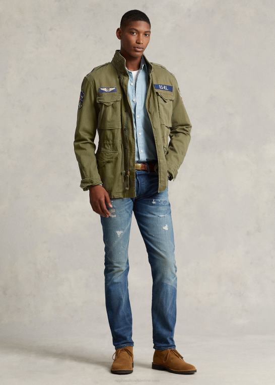 Det er indigo Mænd Ralph Lauren klassisk pasform chambray skjorte Z426B92