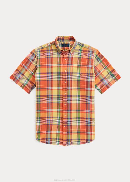 Mænd Ralph Lauren plaid oxford skjorte Z426B1806