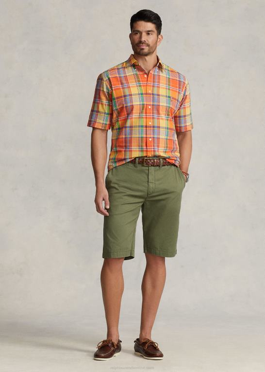Mænd Ralph Lauren plaid oxford skjorte Z426B1806