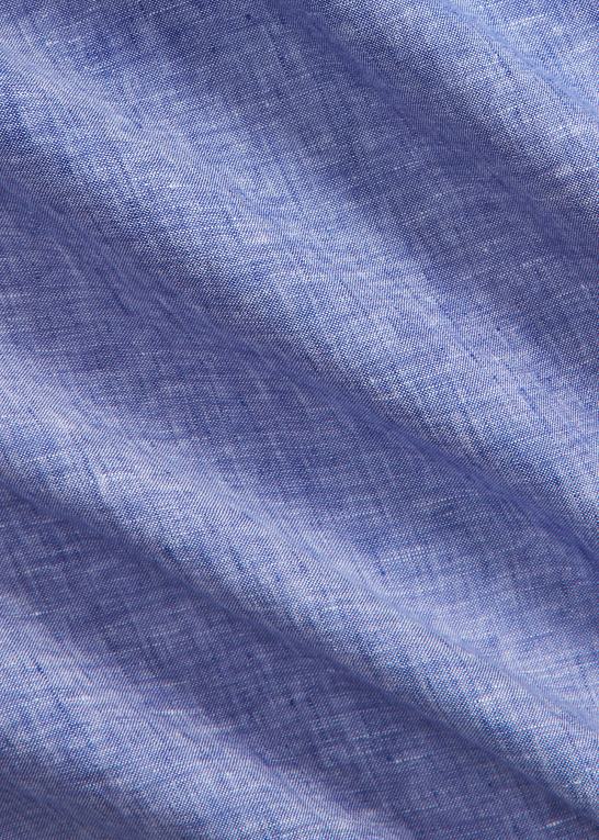 arv royal Mænd Ralph Lauren custom fit linned chambray skjorte Z426B963