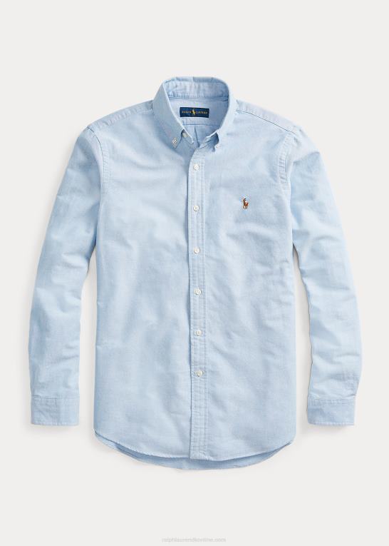 blå Mænd Ralph Lauren den ikoniske oxford skjorte - alle passer Z426B8370