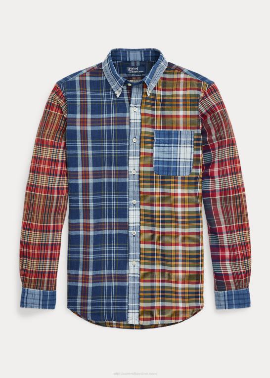 blødende madras funshirt Mænd Ralph Lauren klassisk pasform madras sjov skjorte Z426B829