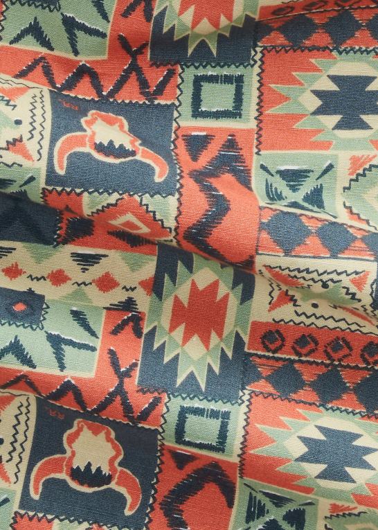 blågrøn/multi Mænd Ralph Lauren print vævet lejrskjorte Z426B1774