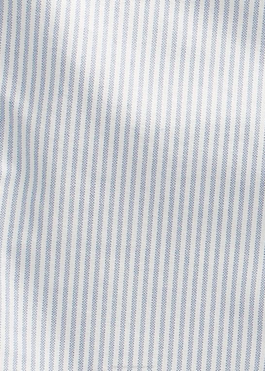 blå/hvid Mænd Ralph Lauren slim fit stribet oxford skjorte Z426B642