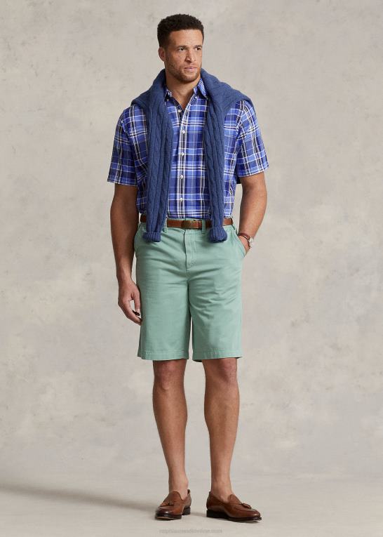 blå multi Mænd Ralph Lauren plaid oxford skjorte Z426B47