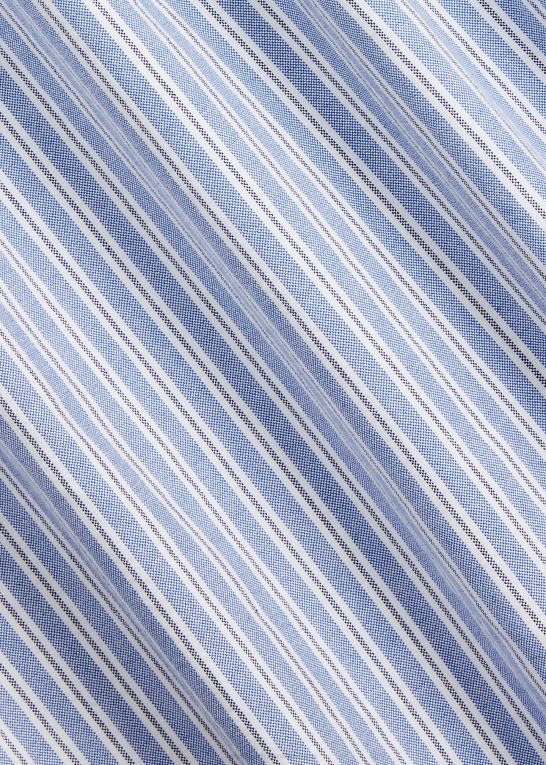 blå multi/hvid Mænd Ralph Lauren klassisk pasform stribet oxford skjorte Z426B8416