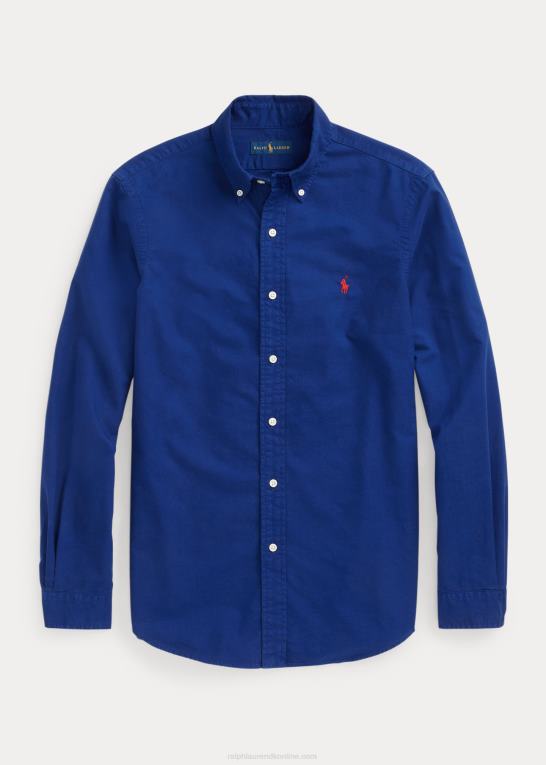 by kgl Mænd Ralph Lauren beklædningsfarvet oxford skjorte Z426B1517