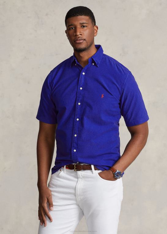 by kgl Mænd Ralph Lauren beklædningsfarvet oxford skjorte Z426B1875
