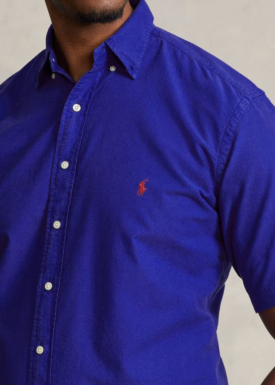 by kgl Mænd Ralph Lauren beklædningsfarvet oxford skjorte Z426B1875