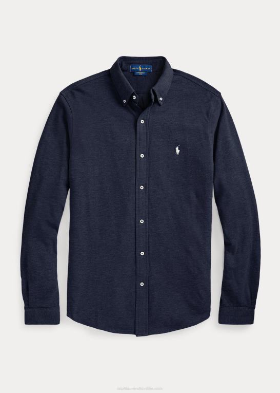 flyverflåde Mænd Ralph Lauren fjervægts skjorte i mesh Z426B1869