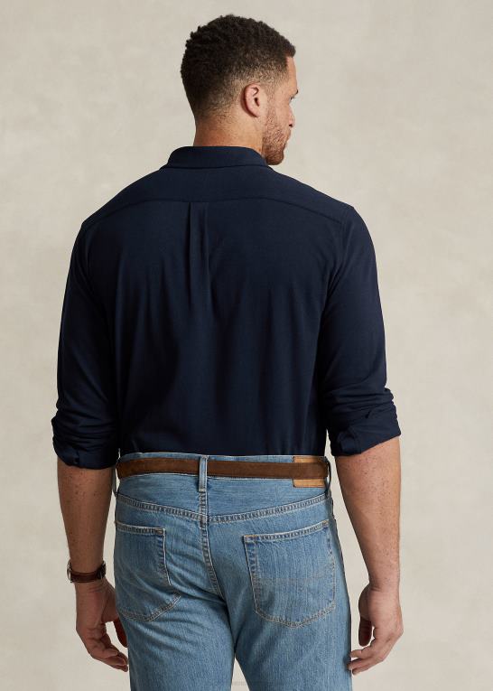 flyverflåde Mænd Ralph Lauren fjervægts skjorte i mesh Z426B1869