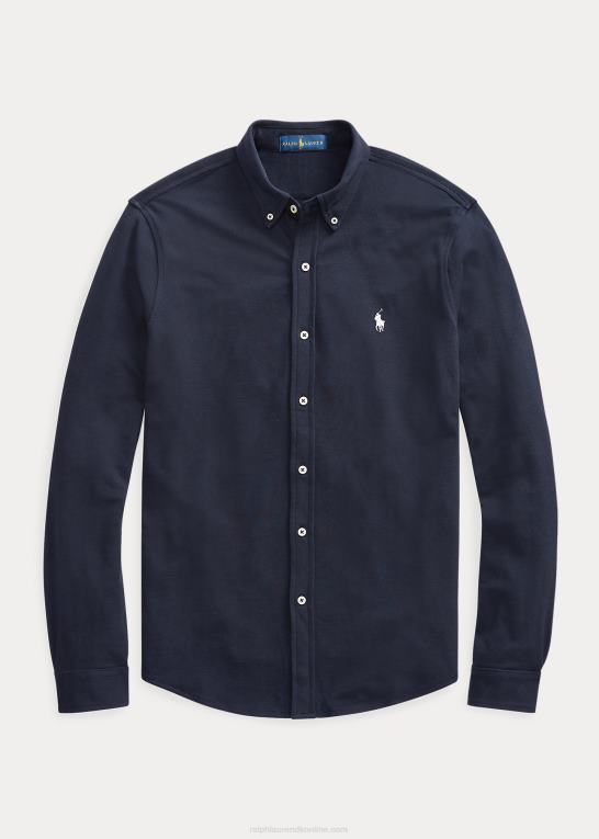 flyverflåde Mænd Ralph Lauren fjervægts skjorte i mesh Z426B413