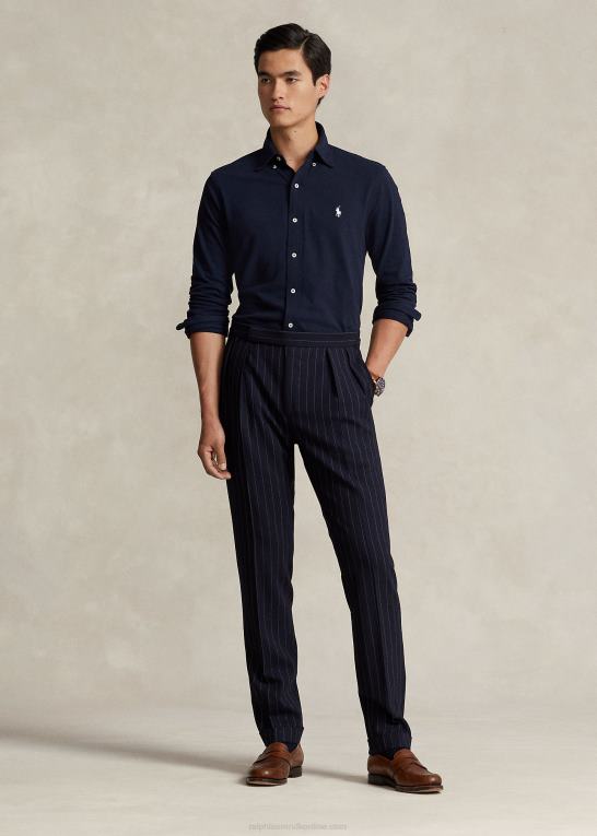 flyverflåde Mænd Ralph Lauren fjervægts skjorte i mesh Z426B413