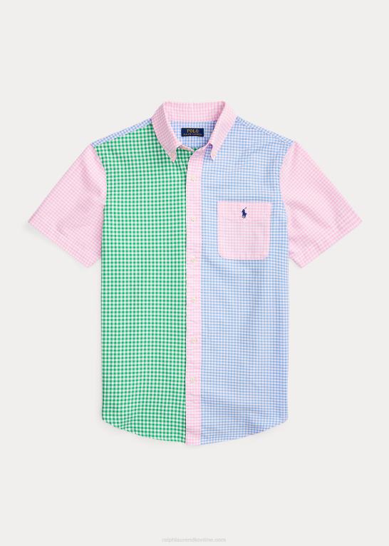 gingham funshirt Mænd Ralph Lauren klassisk fit gingham sjov skjorte Z426B894