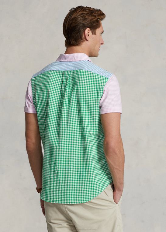 gingham funshirt Mænd Ralph Lauren klassisk fit gingham sjov skjorte Z426B894