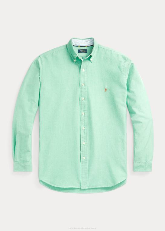 golf green Mænd Ralph Lauren den ikoniske oxford-skjorte Z426B1437