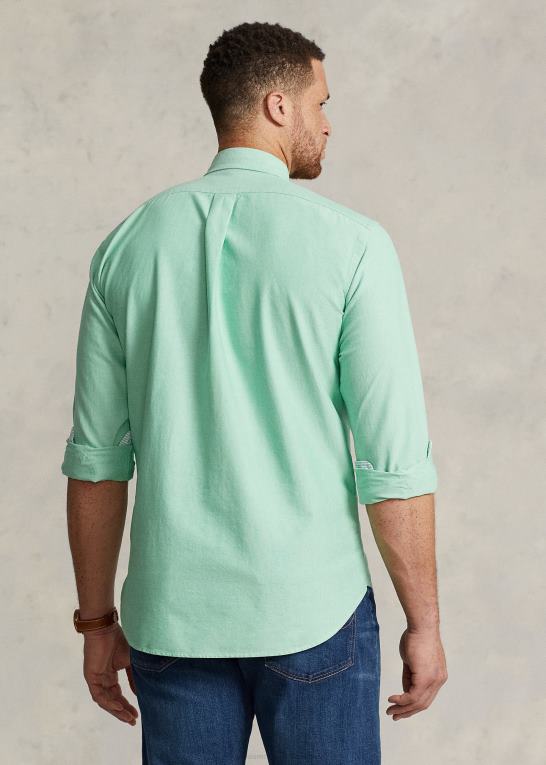 golf green Mænd Ralph Lauren den ikoniske oxford-skjorte Z426B1437