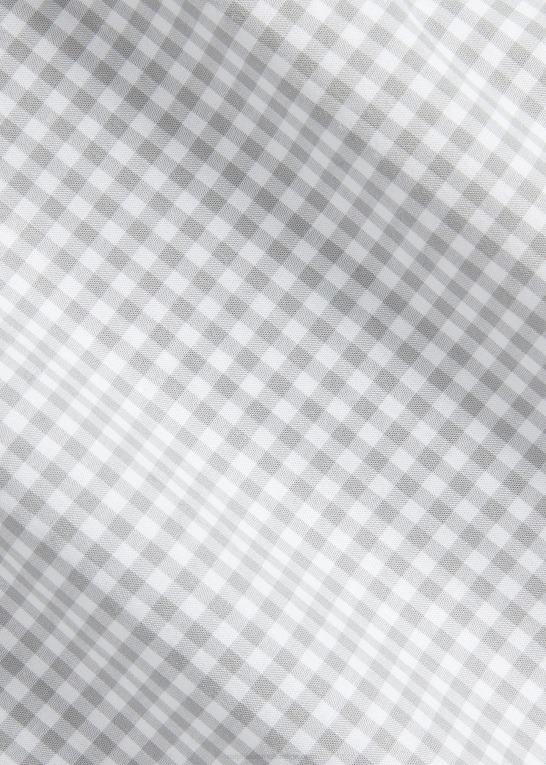 grå/hvid Mænd Ralph Lauren slim fit gingham stretch poplin skjorte Z426B812