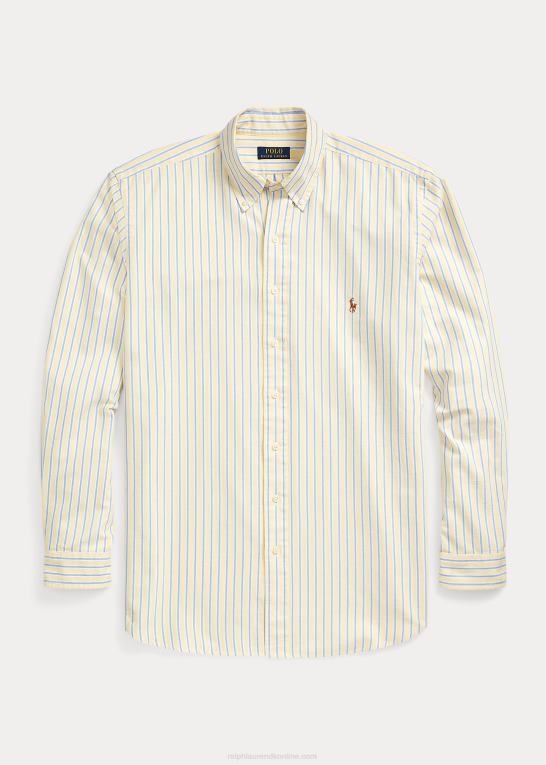 gul/marine multi Mænd Ralph Lauren klassisk pasform oxford skjorte Z426B1599