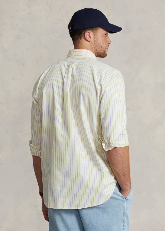 gul/marine multi Mænd Ralph Lauren klassisk pasform oxford skjorte Z426B1599