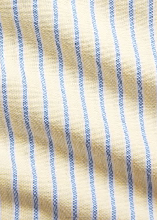 gul/marine multi Mænd Ralph Lauren klassisk pasform oxford skjorte Z426B1599