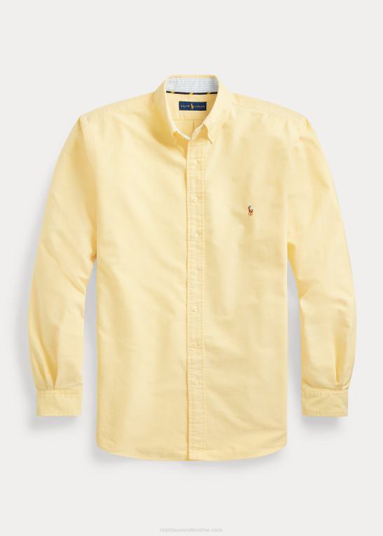 gul oxford Mænd Ralph Lauren den ikoniske oxford-skjorte Z426B1438