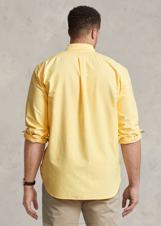 gul oxford Mænd Ralph Lauren den ikoniske oxford-skjorte Z426B1438