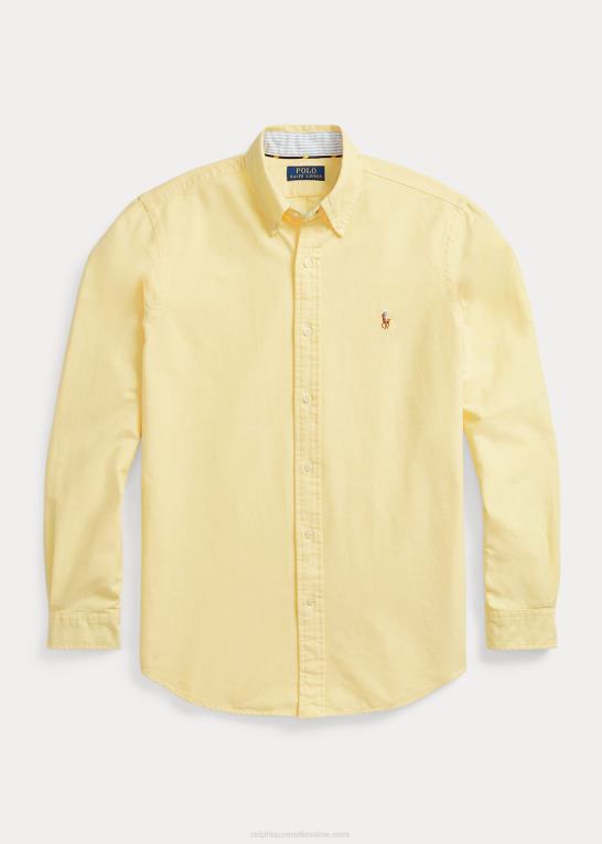 gul oxford Mænd Ralph Lauren den ikoniske oxford skjorte - alle passer Z426B8373