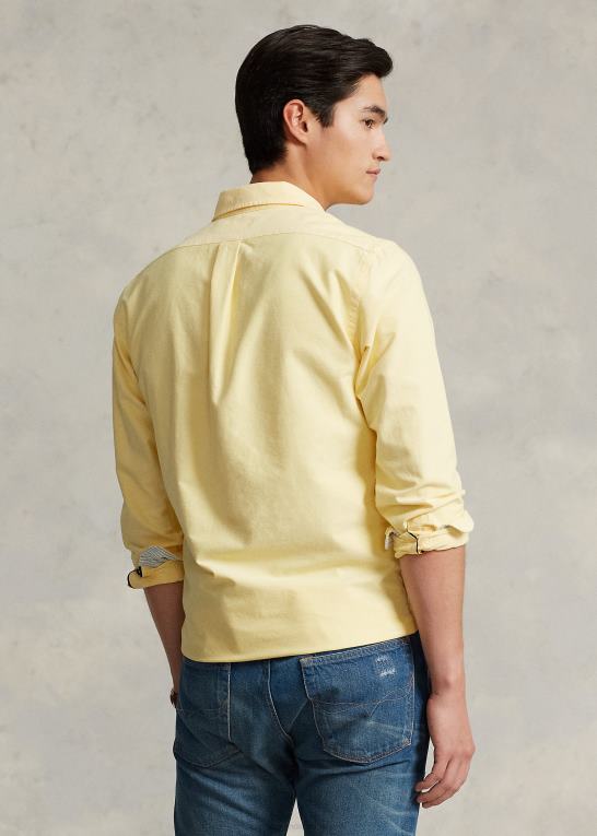 gul oxford Mænd Ralph Lauren den ikoniske oxford skjorte - alle passer Z426B8373