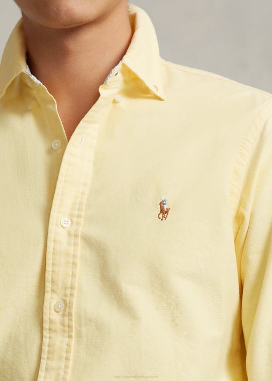 gul oxford Mænd Ralph Lauren den ikoniske oxford skjorte - alle passer Z426B8373