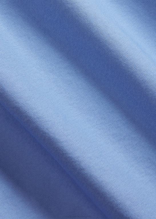 havneø blå Mænd Ralph Lauren klassisk pasform beklædningsfarvet oxford skjorte Z426B486