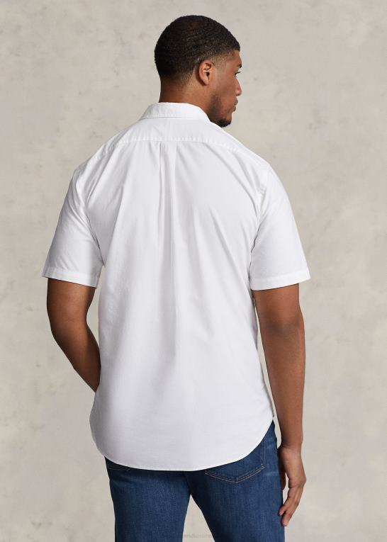 hvid Mænd Ralph Lauren beklædningsfarvet oxford skjorte Z426B1878