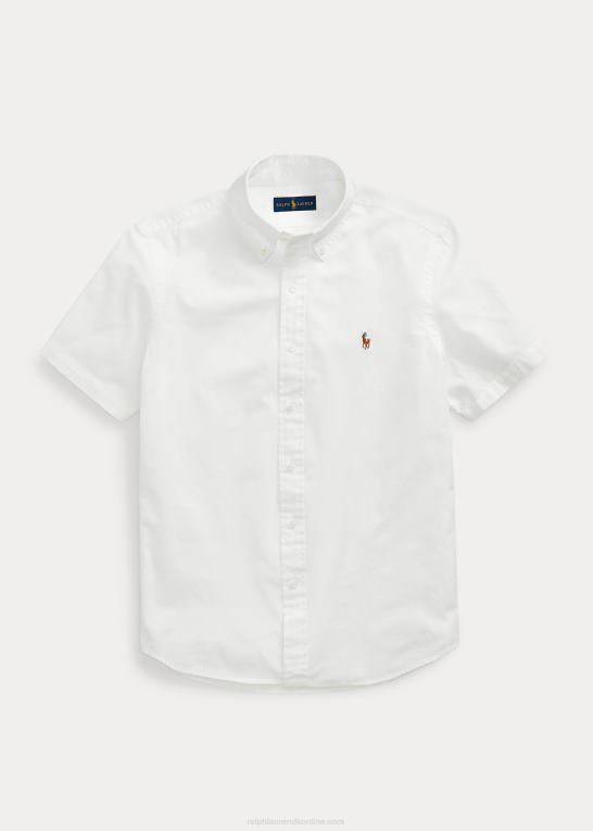 hvid Mænd Ralph Lauren klassisk pasform chambray skjorte Z426B832
