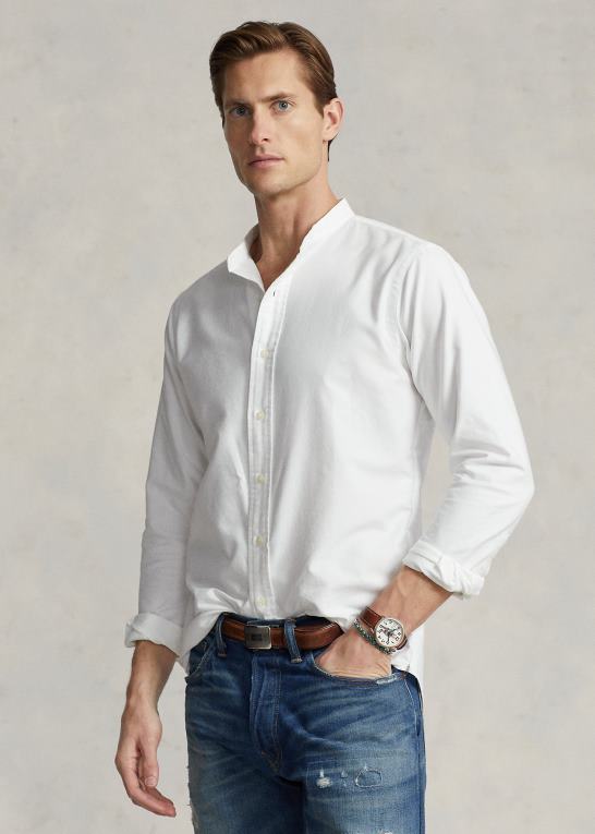 hvid Mænd Ralph Lauren klassisk pasform oxford skjorte Z426B760