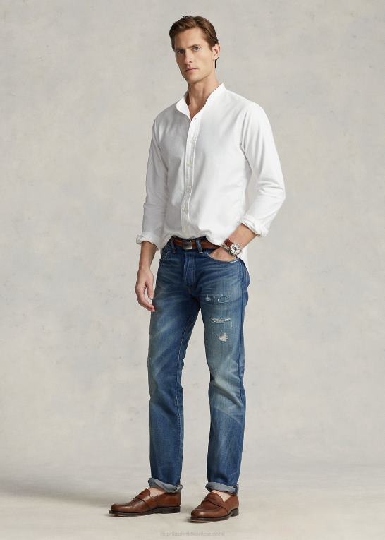 hvid Mænd Ralph Lauren klassisk pasform oxford skjorte Z426B760