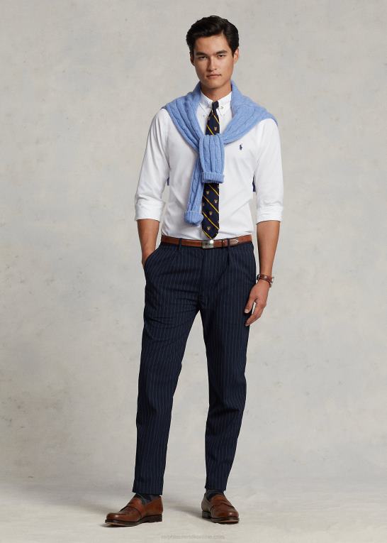 hvid Mænd Ralph Lauren klassisk pasform performance twill skjorte Z426B94