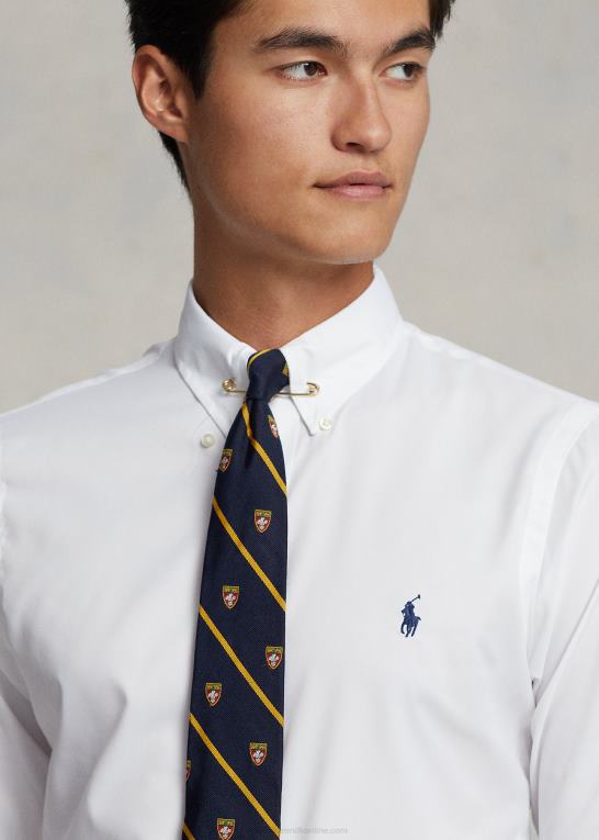 hvid Mænd Ralph Lauren klassisk pasform performance twill skjorte Z426B94
