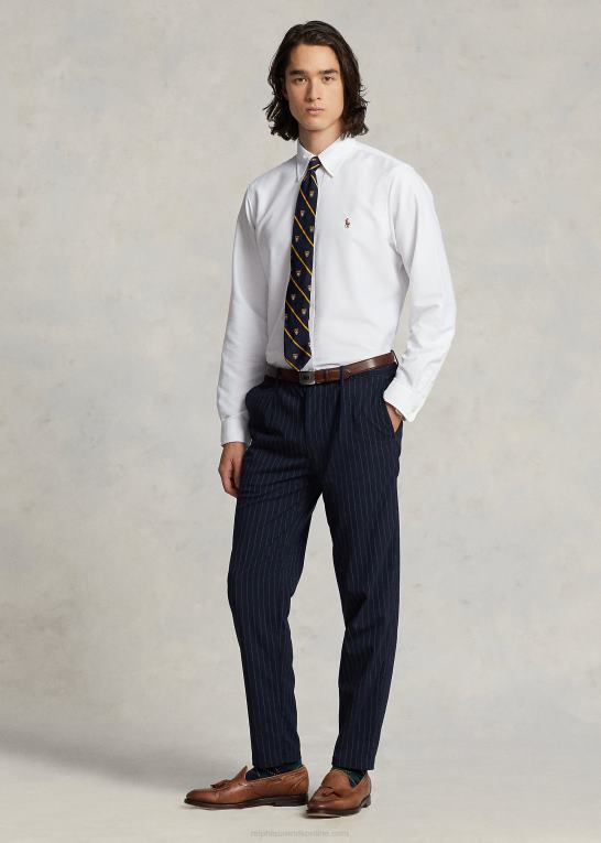 hvid Mænd Ralph Lauren klassisk pasform ydeevne oxford skjorte Z426B789