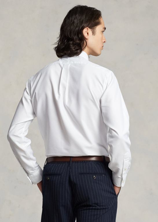 hvid Mænd Ralph Lauren klassisk pasform ydeevne oxford skjorte Z426B789