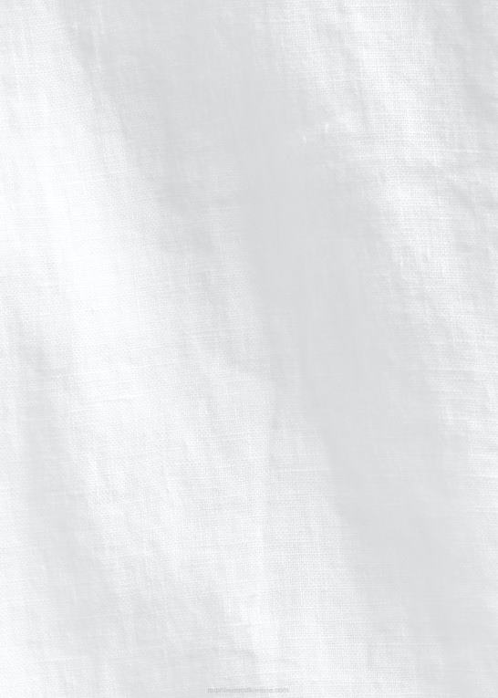 hvid Mænd Ralph Lauren let linned skjorte Z426B1550