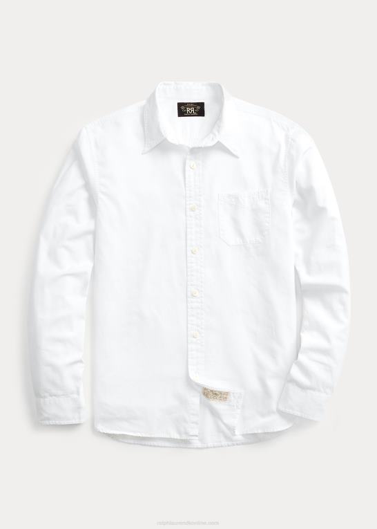 hvid Mænd Ralph Lauren twill arbejdsskjorte Z426B1715