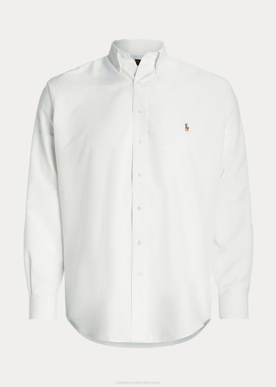 hvid Mænd Ralph Lauren ydeevne stretch oxford skjorte Z426B1446